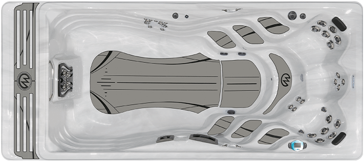 H2X Swimspa by Master Spas the Trainer 18 downshot